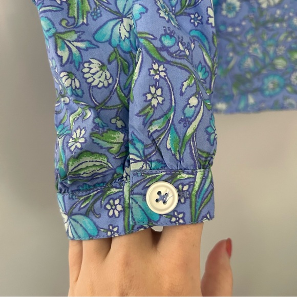 J.Crew Fresco Top In Floral Cotton Poplin - Picture 7 of 10